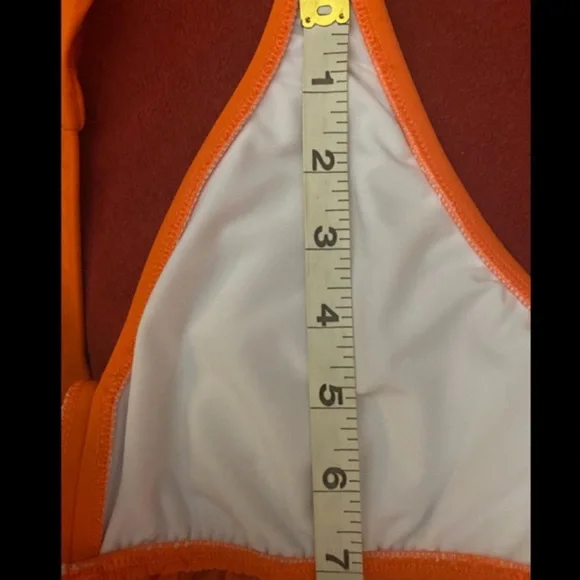 Venus Vintage HalterTop Swimwear Handkerchief Fairycore Coquette Beach Size 8 - Picture 6 of 7